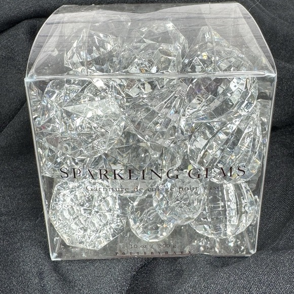 Pottery Barn Holiday Sparkle Sparkling Gems Scatter Vase Filler Ornament Decor - Picture 5 of 9